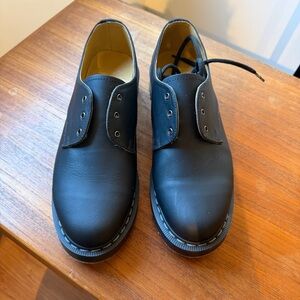 Solovair Black Greasy Gibson Shoe 3 eye UK 8 / US 9